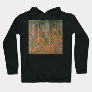 Birch Forest by Gustav Klimt Hoodie